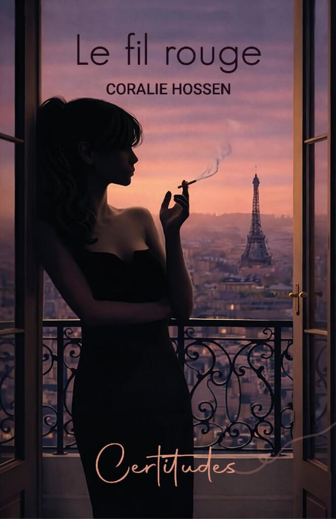 Couverture du roman "Le fil rouge" de Coralie Hossen